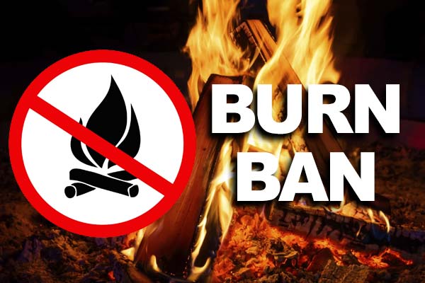 Public Notice: Burn Ban in effect - March 28, 2024