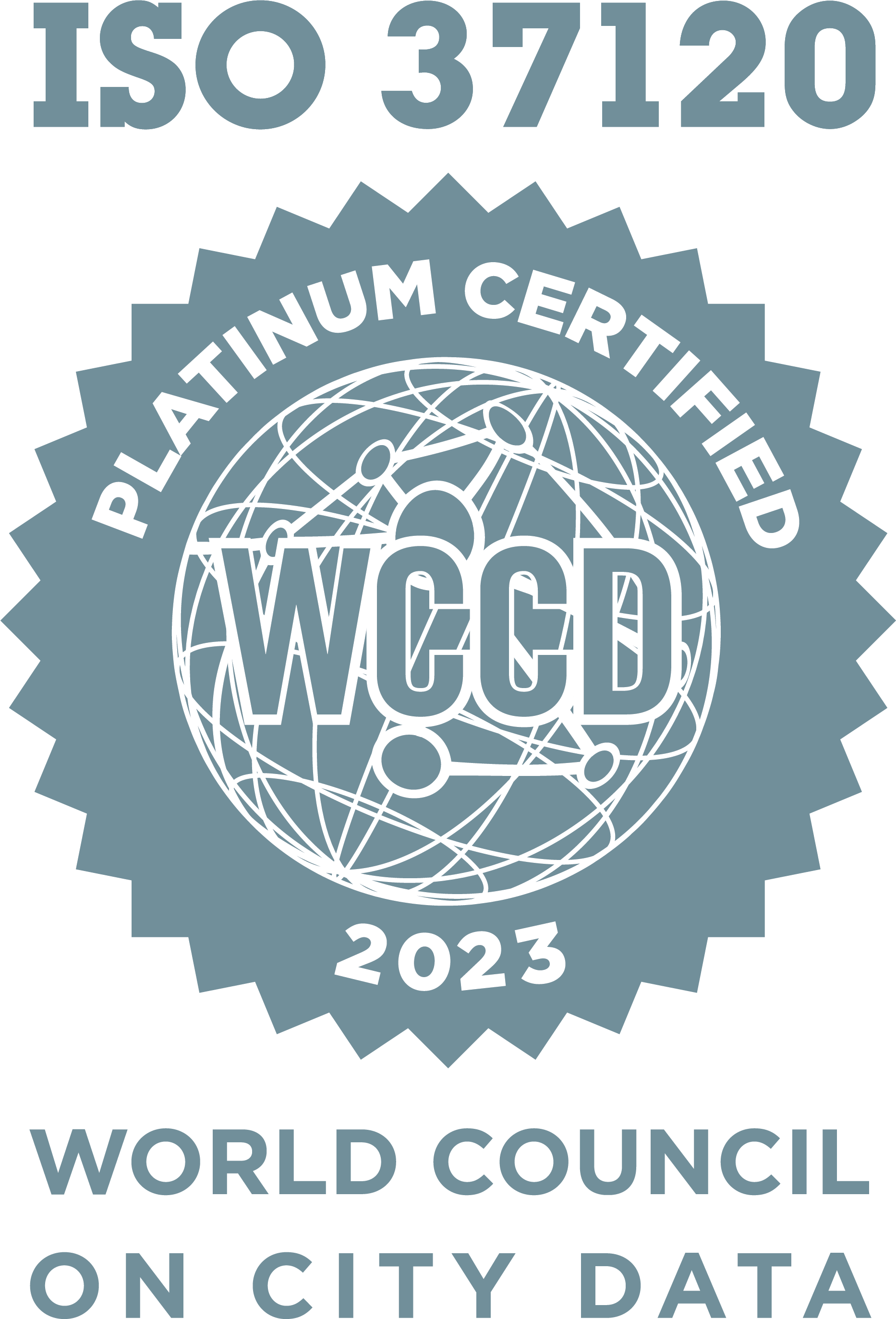 World Council on City Data - ISO 37120 Platinum Cert 2023