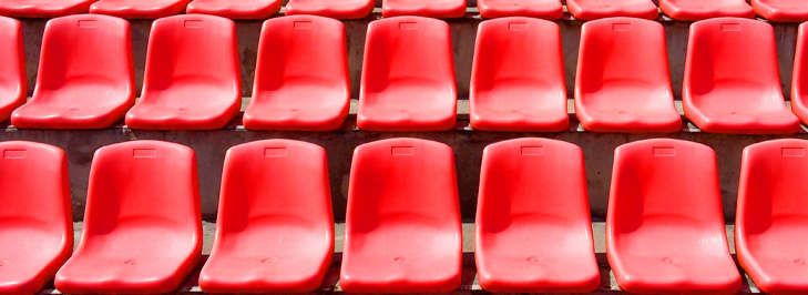 red arena seats