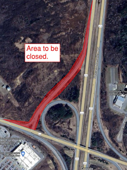 416 ramp closure