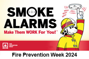 Fire Prevention Week 2024 and Sparky the Dog