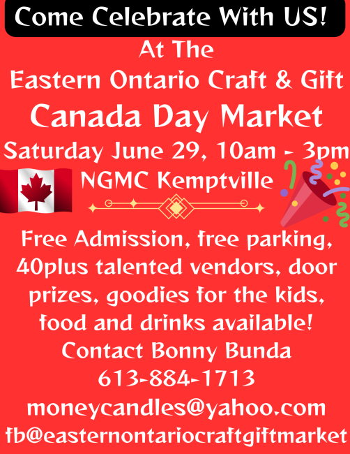 Eastern Ontario Craft & Gift Canada Day Market.png